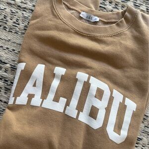 Tan MALIBU Sweatshirt
